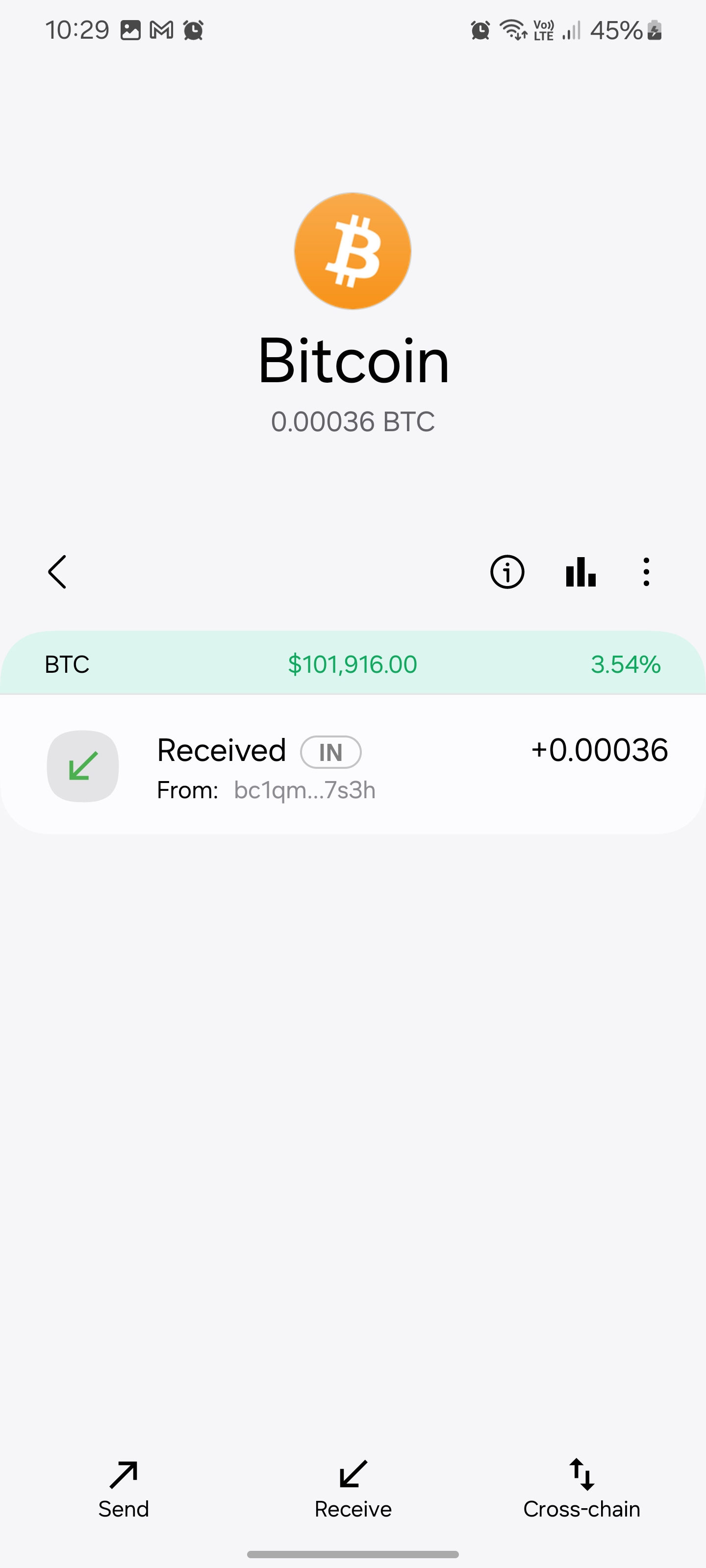 Bitcoin Transaction History - ECOIN Wallet